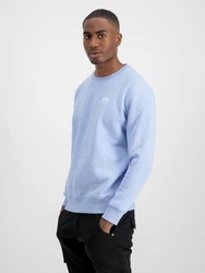 ALPHA INDUSTRIES Sweatshirt hellblau/weiß