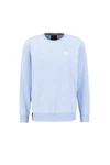 ALPHA INDUSTRIES Sweatshirt hellblau/weiß