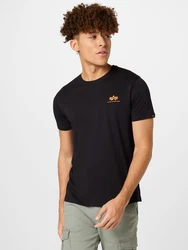 ALPHA INDUSTRIES T-Shirt pastellorange/schwarz