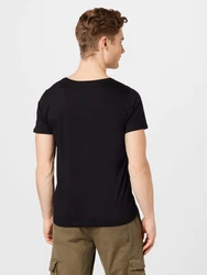 ALPHA INDUSTRIES T-Shirt schwarz/weiß