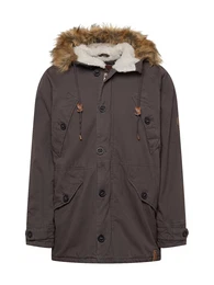 Parka 'Fann' hellbraun / graphit
