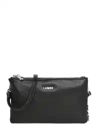 Torba preko ramena 'Ella' crna / srebro