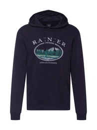 Sweatshirt dunkelblau / weiß / grün