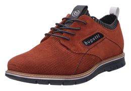 Halbschuh rostbraun / dunkelgrau