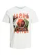 JACK & JONES Majica ''''Caleb''''  meane barve / bela