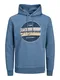 JACK & JONES Majica ''''Brady''''  progasto modra / temno modra / pastelno rumena / bela