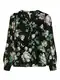 OBJECT Bluza 'Mila'  bež / zelena / crna