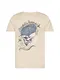JACK & JONES T-Shirt ''''Dome'''' sand / marine / taubenblau