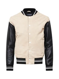 Jacke ''''AERO'''' kitt / schwarz / weiß