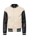 SELECTED HOMME Jacke ''''AERO'''' kitt / schwarz / weiß
