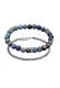 KUZZOI Armband dunkelblau / silber