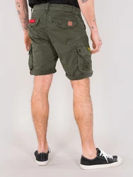 Alpha Industries Crew Short Patch Shorts dunkelblau/gelb/khaki