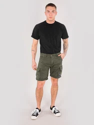 Alpha Industries Crew Short Patch Shorts dunkelblau/gelb/khaki