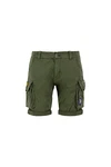 Alpha Industries Crew Short Patch Shorts dunkelblau/gelb/khaki
