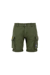 Alpha Industries Crew Short Patch Shorts dunkelblau/gelb/khaki