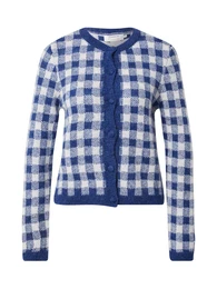 Kardigan 'Maja' modrá / bílá