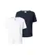 Tommy Jeans Majica  mornarska / bela