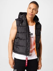 ALPHA INDUSTRIES Weste rot/schwarz/weiß