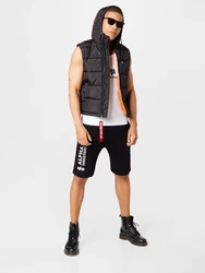 ALPHA INDUSTRIES Weste rot/schwarz/weiß