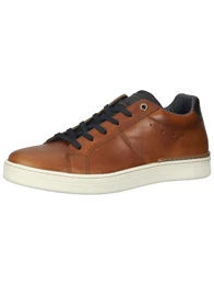 Sneaker navy / braun