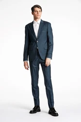 Lindbergh Anzug rauchblau/taubenblau