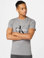 Calvin Klein Jeans T-Shirt graumeliert/schwarz/weiß