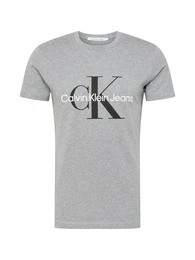 T-Shirt graumeliert / schwarz / wei