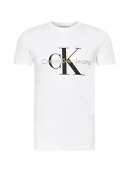Calvin Klein Jeans T-Shirt stein/schwarz/weiß