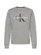 Calvin Klein Jeans Sweatshirt graumeliert / schwarz / wei