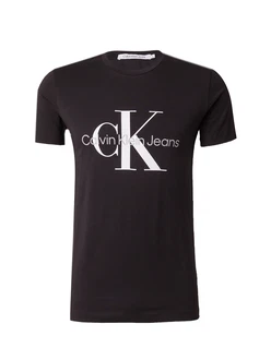 Calvin Klein Jeans T-Shirt schwarz/weiß