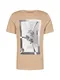 JACK & JONES T-Shirt ''''BILLBOARD'''' braun / hellbraun / grau / schwarz / weiß