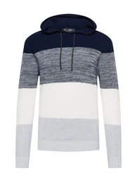 Pullover 'Julian' nachtblau / blaumeliert / hellgrau / wei