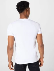 LEVI'S T-Shirt '2 Pack Crewneck Graphic' navy/blutrot/weiß