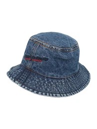 Hat ''''C-EMIL'''' blue denim / dunkelblau / feuerrot