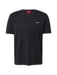 HUGO T-Shirt 'Dero' schwarz/weiß