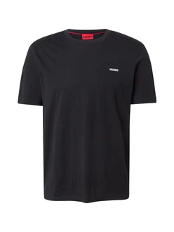 HUGO T-Shirt 'Dero' schwarz/weiß HUGO T-Shirt 'Dero' schwarz/weiß