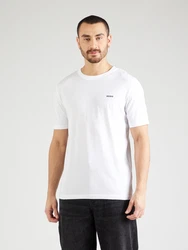 HUGO T-Shirt 'Dero' dunkelblau/weiß
