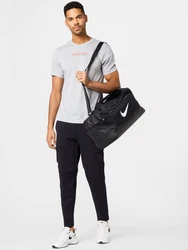 NIKE Funktionsshirt 'Nike Pro' hellgrau/orangerot/schwarz