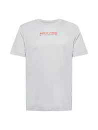 Funktionshirt ' Pro' hellgrau / orangerot / schwarz