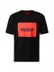 HUGO T-Shirt 'Dulive222' hellrot / schwarz