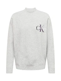 Pullover graumeliert / beere / schwarz / weiß