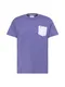 Tommy Jeans T-Shirt lila / weiß