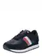 TOMMY HILFIGER Nizke superge  rna / srebrna / rdea / mornarska