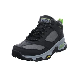Boots schwarz / grau / neongrün