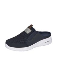 Rieker Clog Pantolette nachtblau/anthrazit/orange
