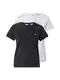 LEVI'S  Majica '2 Pack Vneck Tee'  črna / bela