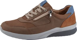 Sneaker cognac / taupe / hellblau / dunkelbeige
