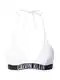 Calvin Klein Swimwear Bikini zgornji del črna / bela Calvin Klein Swimwear Bikini zgornji del črna / bela
