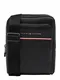TOMMY HILFIGER Torba za ez ramo  rna / bela / rdea