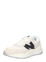 Sneaker wei / schwarz / beige